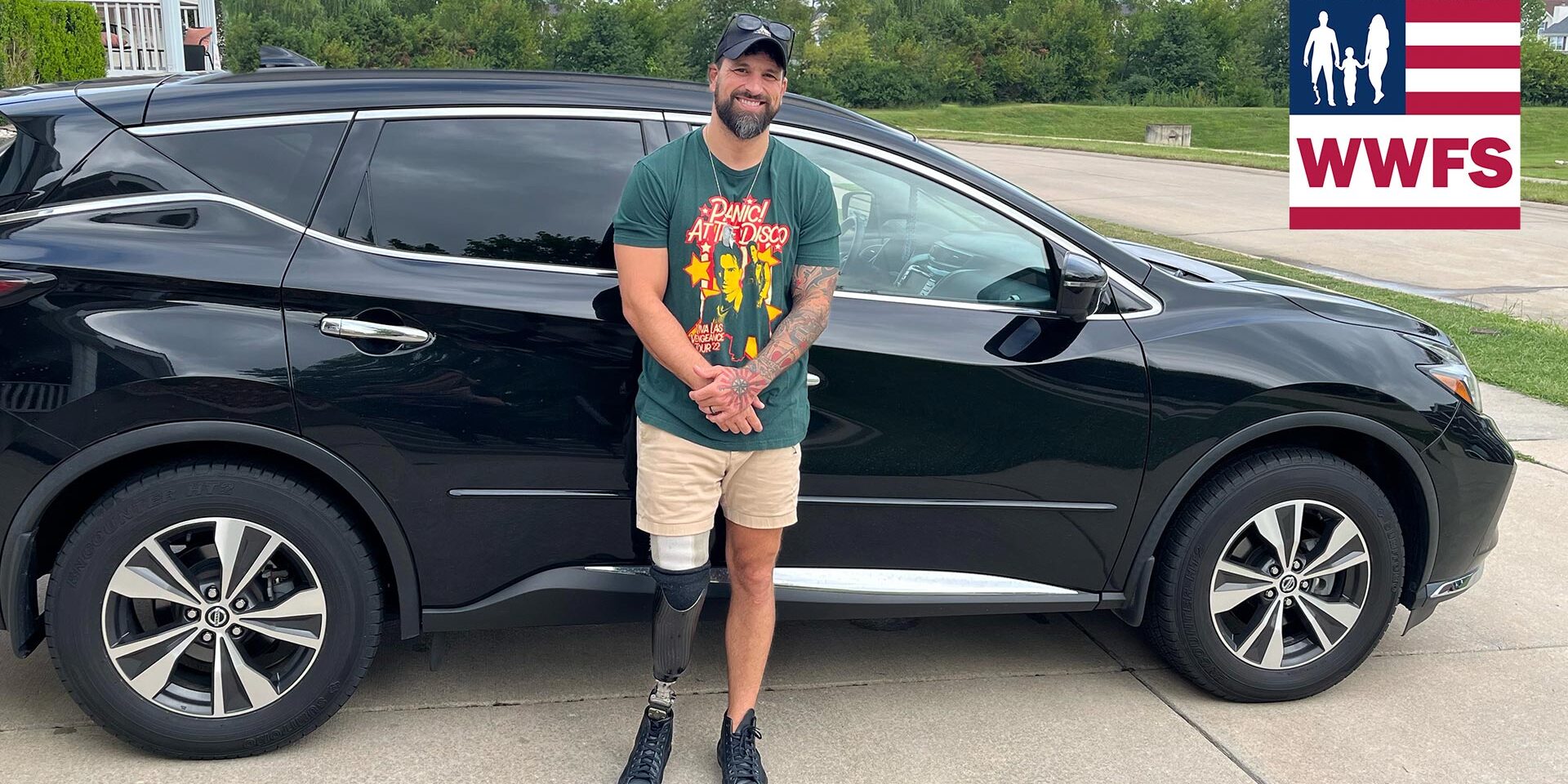 Iraq War Amputee Brian Urruela granted WWFS Mobility is Freedom award.